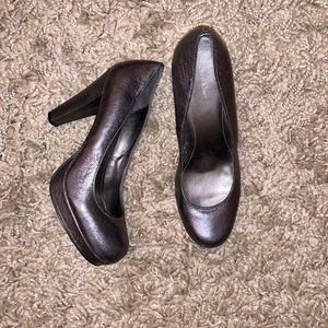 Calvin Klein Metallic Heels